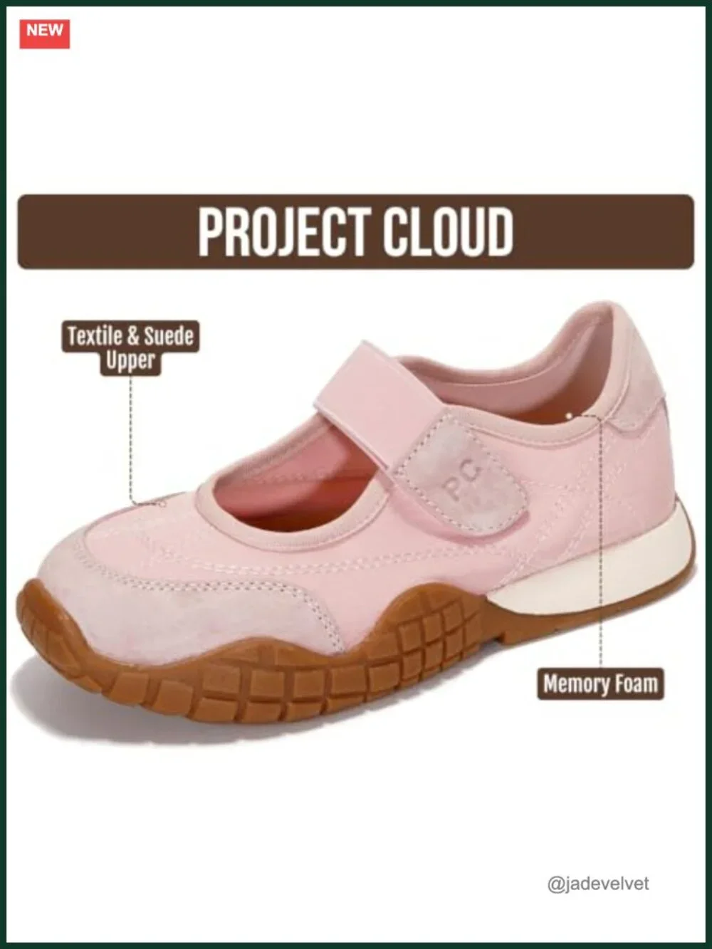Kids Mary Jane Sneakers with Memory Foam & Non-Slip Sole